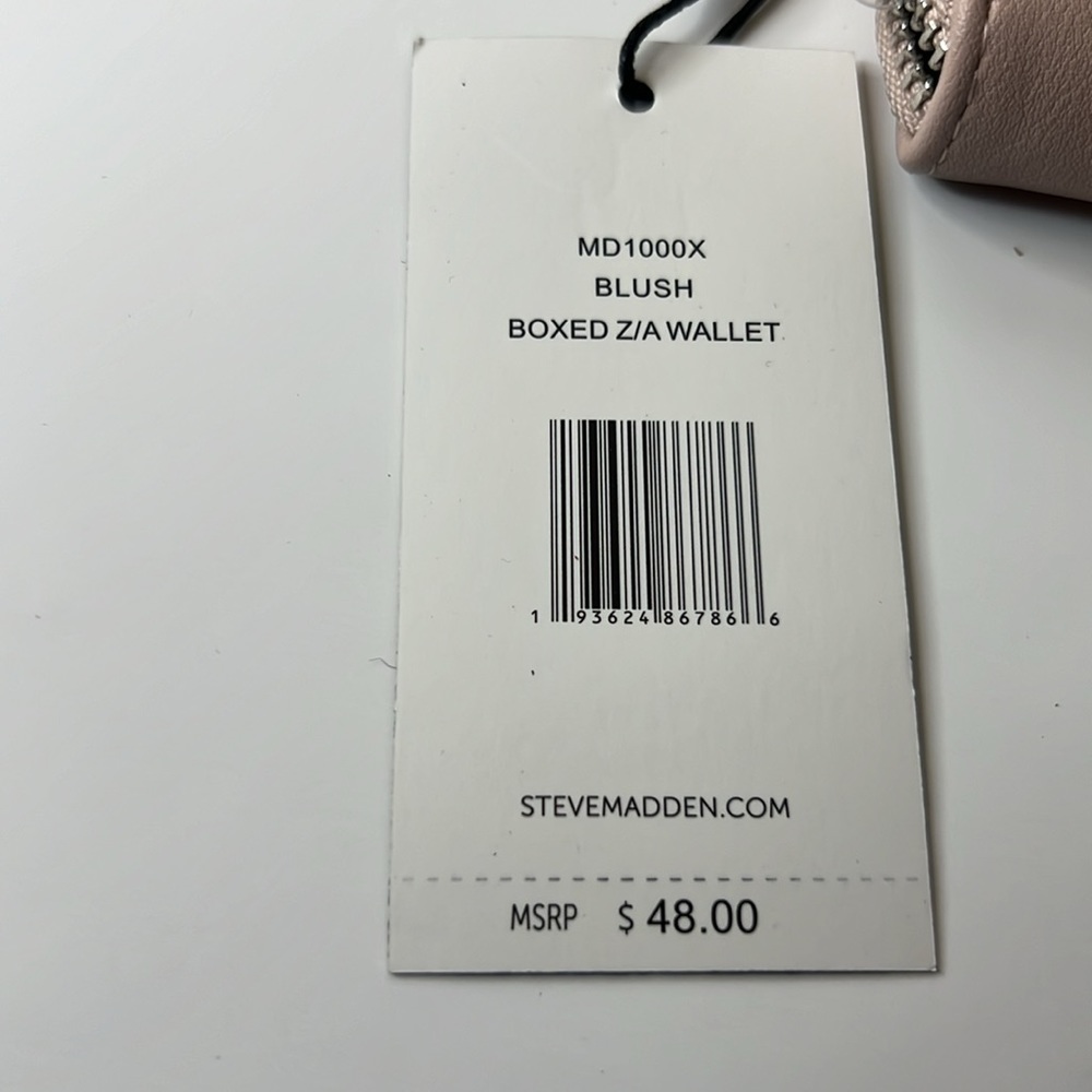 Steve Madden blush color wristlet wallet for women. New with tags. - Picture 4 of 9